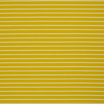 Baumwolljersey Isa Streifen Gelb/Weiß  by Swafing